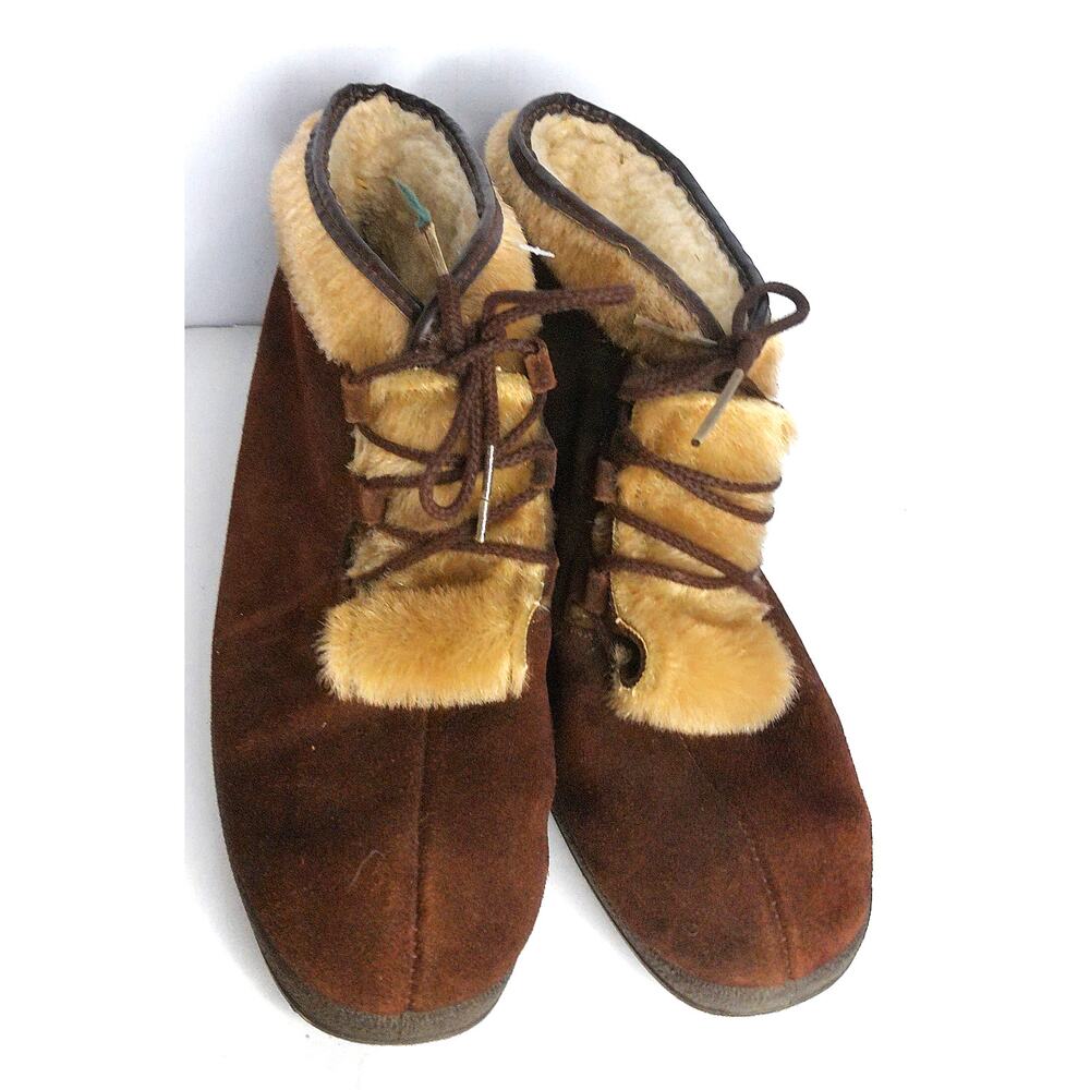 Vintage Yodelers Apres Ski Ankle Boot Size 12 READ